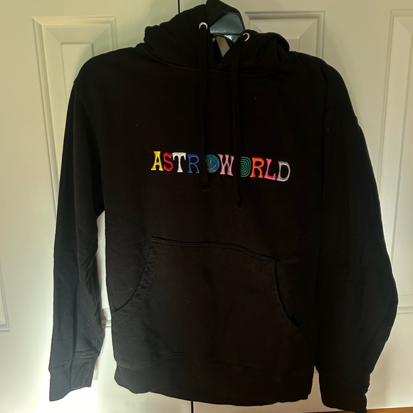 Travis Scott Astroworld Hoodie size small in black